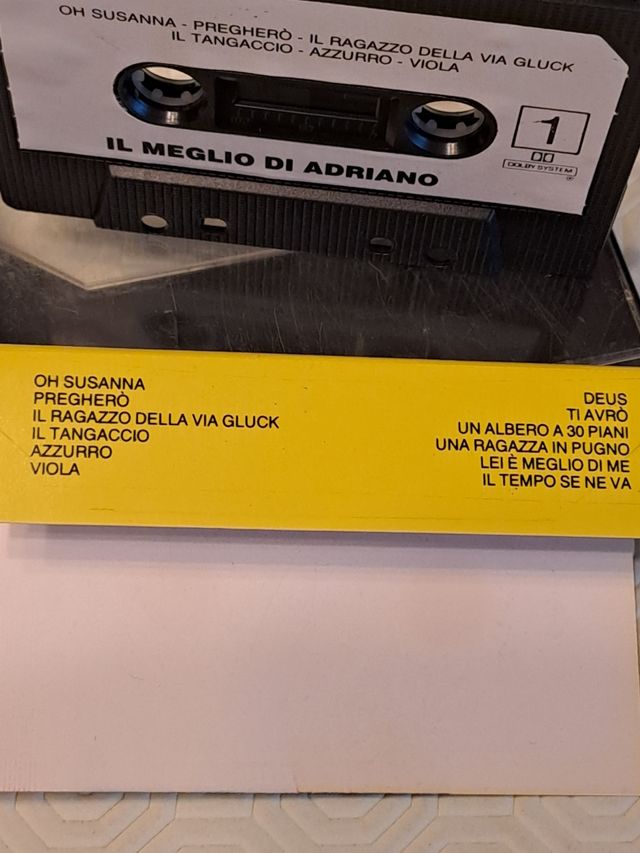 Audiocassetta: il meglio di Celentano