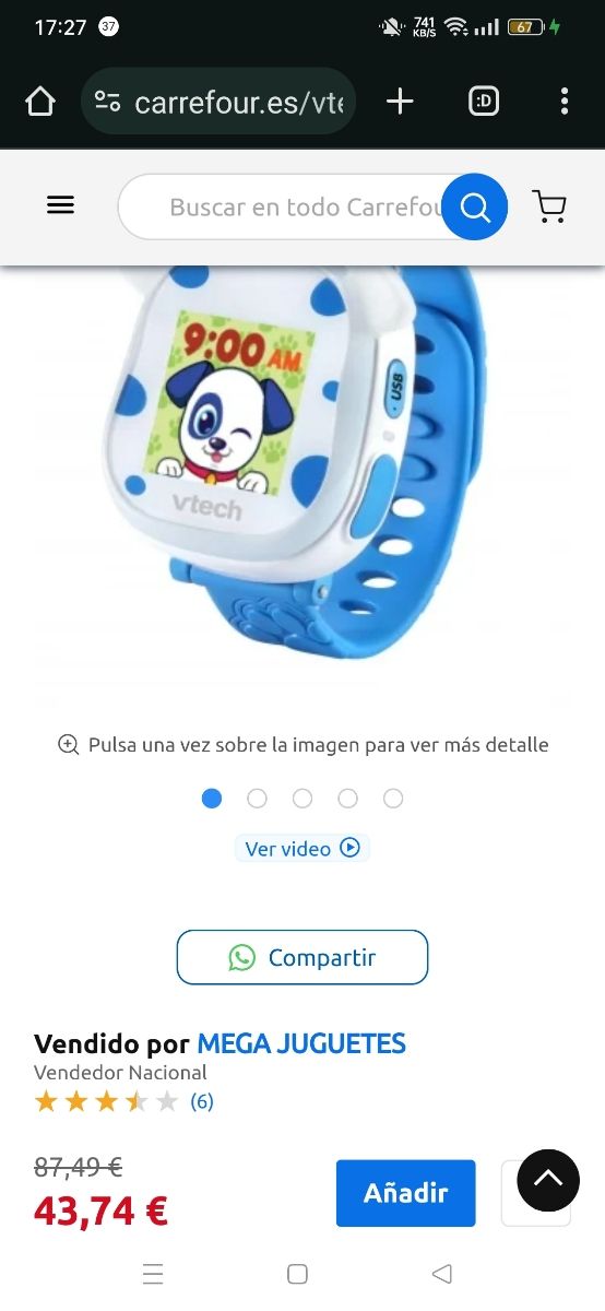 muy firdt kidiwatch de VTECH