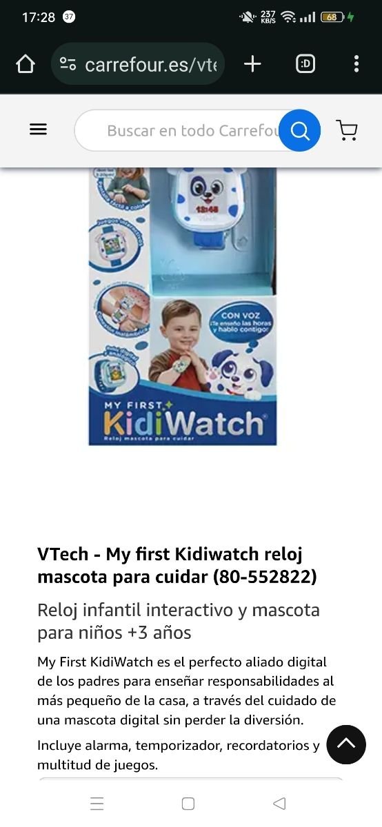 muy firdt kidiwatch de VTECH