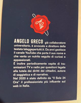 La legge per tutti Angelo Greco