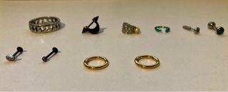 Piercing e barbell vari