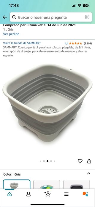 Lavadero portatil con drenaje SAMMART