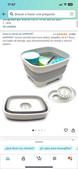 Lavadero portatil con drenaje SAMMART