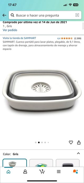 Lavadero portatil con drenaje SAMMART