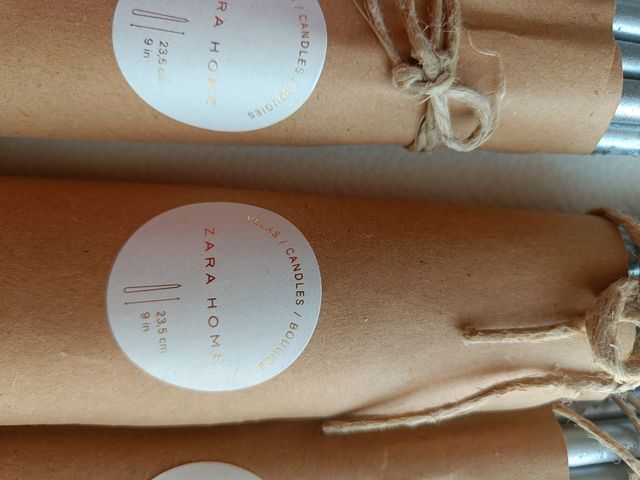 Velas de Navidad de Zara