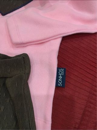 Conjuntos menina em algodão polar quentinhos