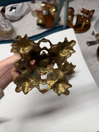 2 candelabros vintage