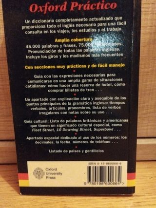 Dictionary Oxford Practico Español-Inglés/Inglés-Español