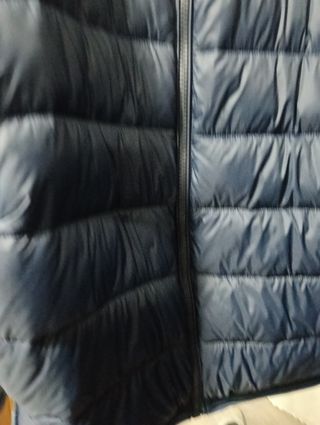 Chaqueta plumas azul