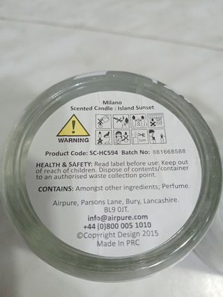 Due candele profumate