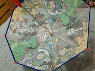 Paraguas y cojin sully