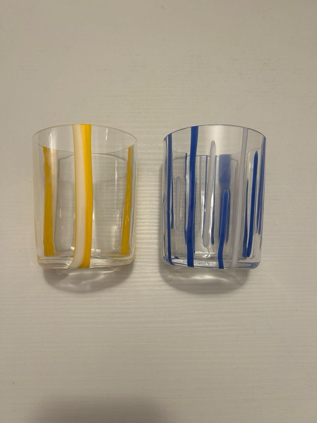 Bicchieri Carlo Moretti Bora vetro di Murano