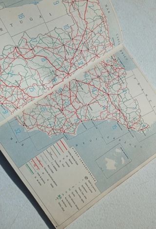 Guia carreteras España, 1949.