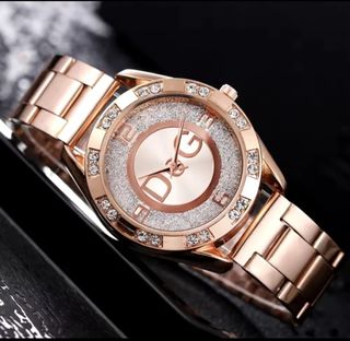 Reloj de Cuarzo de Mujer de Acero Marca DQG 