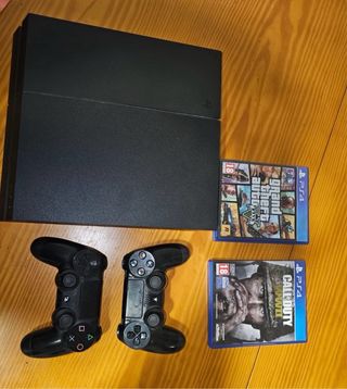 Ps4 de 1Tb con 2 mandos y 2 juegos