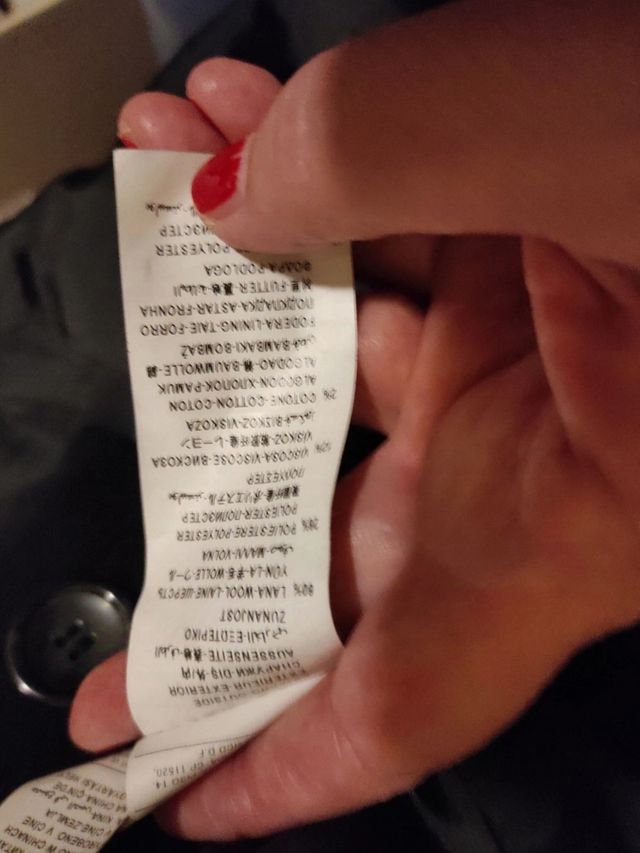 Cappotto donna nero Benetton