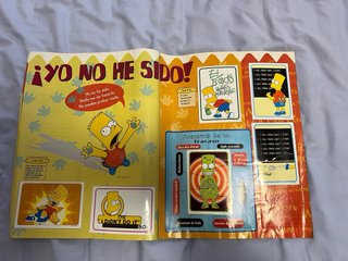 Album cromos Los Simpson completo