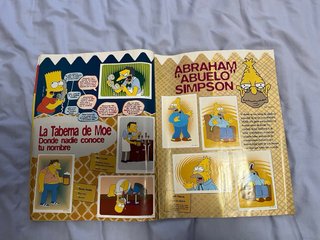 Album cromos Los Simpson completo
