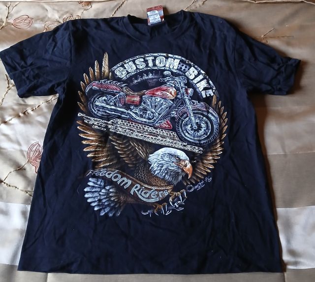 Camiseta Rock Chang talla L moto + aguil
