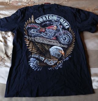 Camiseta Rock Chang talla L moto + aguil