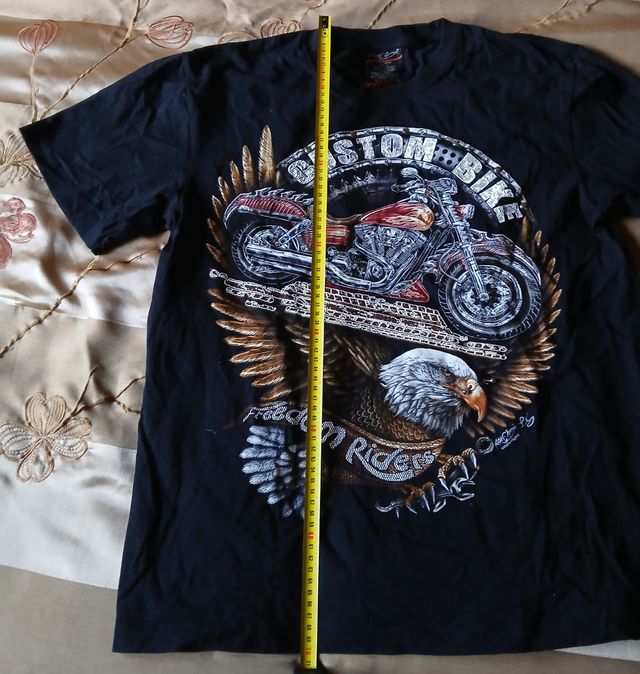 Camiseta Rock Chang talla L moto + aguil
