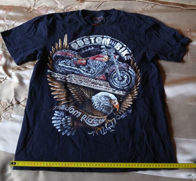 Camiseta Rock Chang talla L moto + aguil