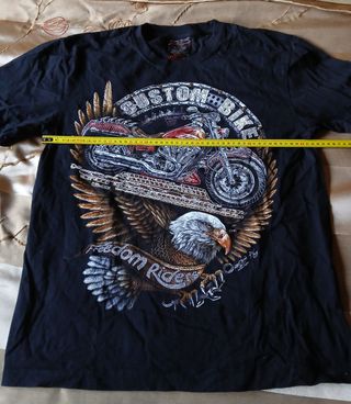 Camiseta Rock Chang talla L moto + aguil