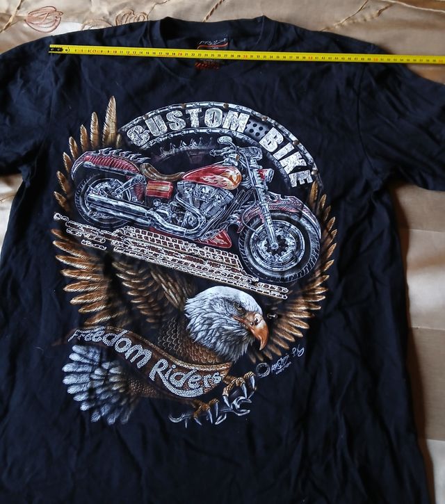 Camiseta Rock Chang talla L moto + aguil