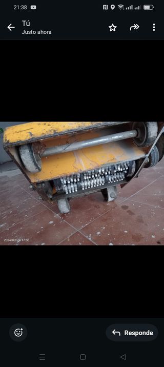 Fresadora de  suelo asfalto y pintura