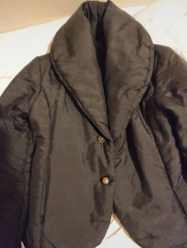 Piumino sintetico donna nero