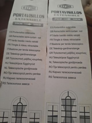 Portavisillos extensible 3 unidades