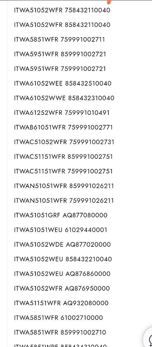 Jabonera lavadora carga superior 