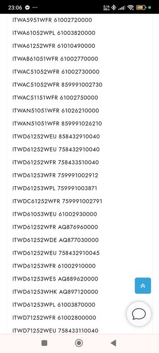 Jabonera lavadora carga superior