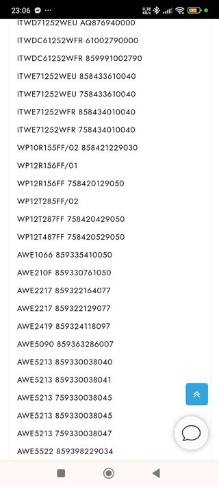 Jabonera lavadora carga superior