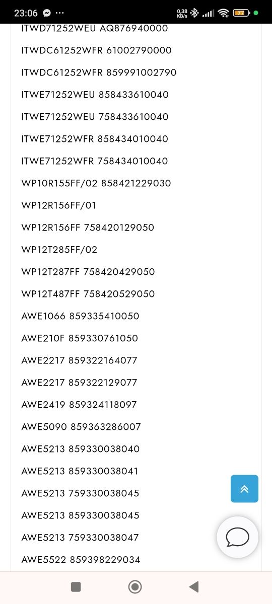 Jabonera lavadora carga superior 