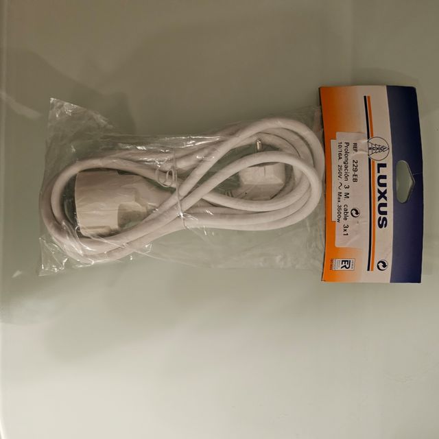 CAJA ALARGOS NUEVOS DE 3 M CABLE 3 X 1