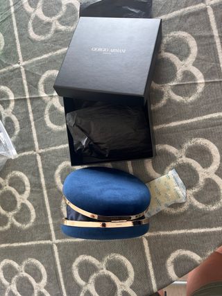 Bolso mano terciopelo giorgio armani