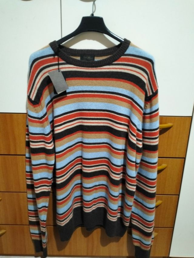 Maglione uomo a righe