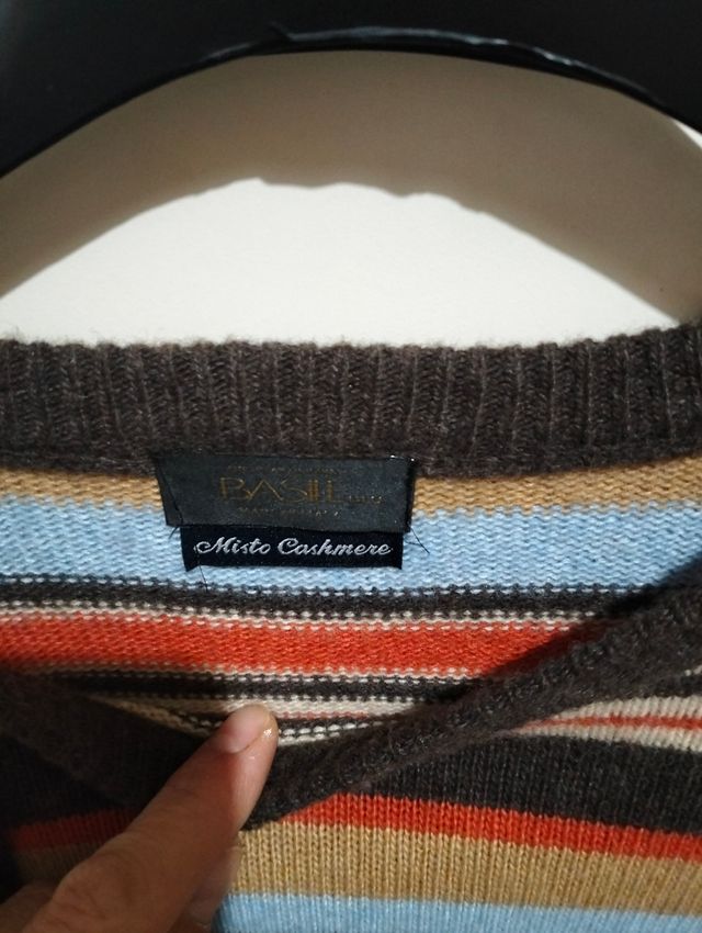 Maglione uomo a righe