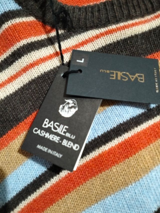 Maglione uomo a righe