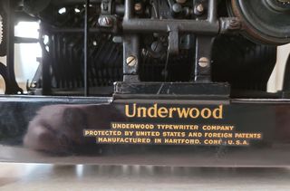 Máquina de escribir Underwood Antigua