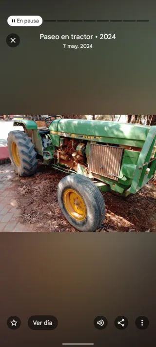 Se cambia tractor