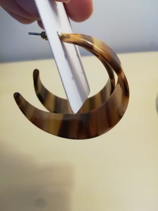 Pendientes de aro muy vistosos nuevo