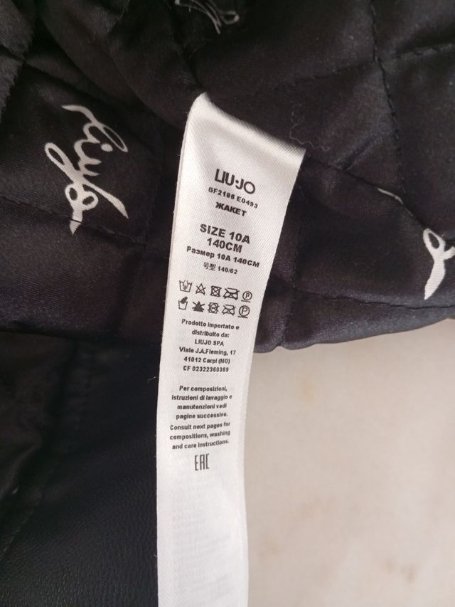 Giacca di pelle bambina Liu Jo