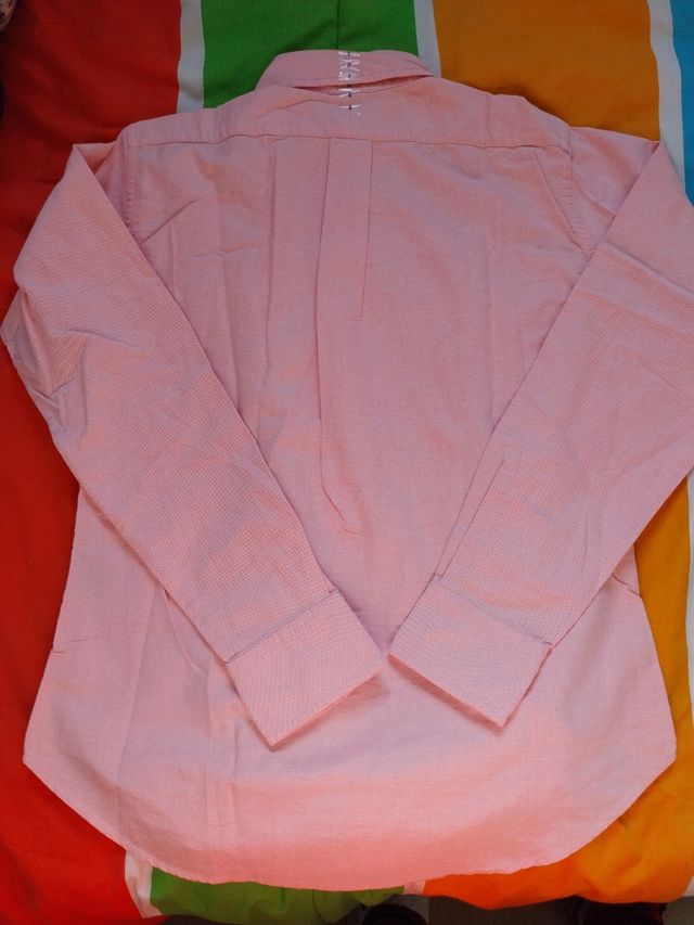 Camisa Ralph Lauren Classic Fit Rosa