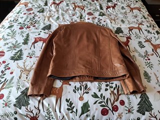 Cazadora de piel Mango