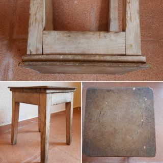 Taburete / Banqueta Muy Antiguo 