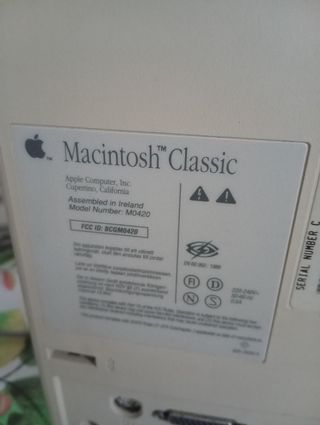 Mac antiguo apple
