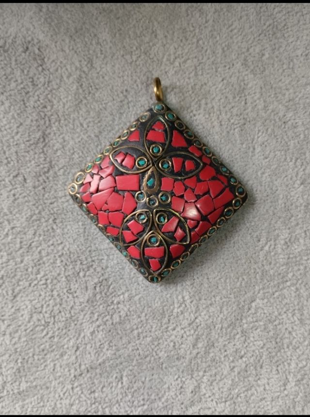 Colgante piedras tibetano