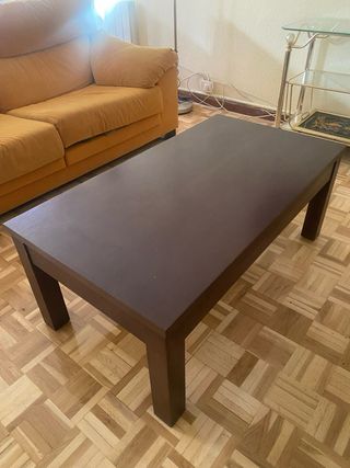 Mesita baja de madera